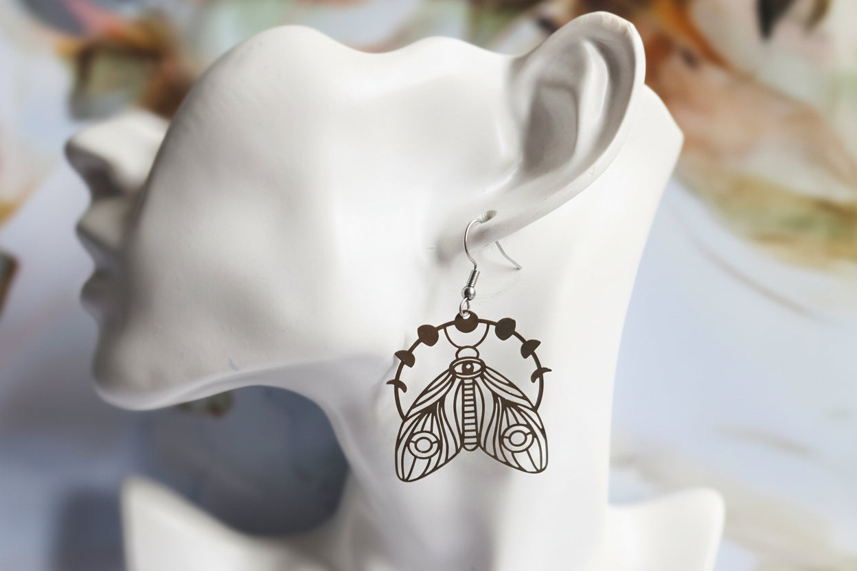 Moth Earrings