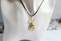 Gold Beetle necklace