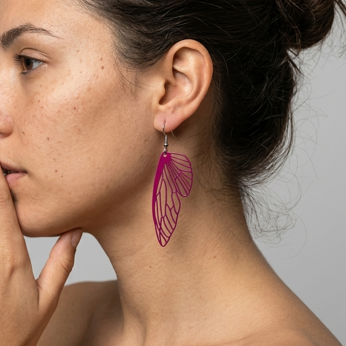 Butterfly wing earrings