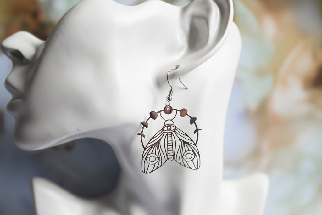 Moth Earrings