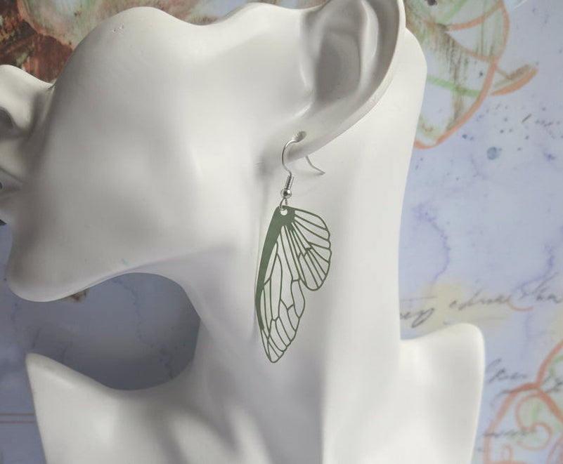 Butterfly wing earrings