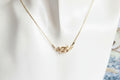 Owl minimalist necklace