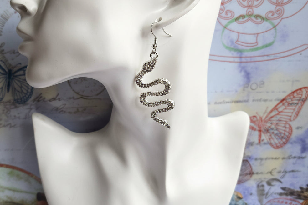 Snake earrings