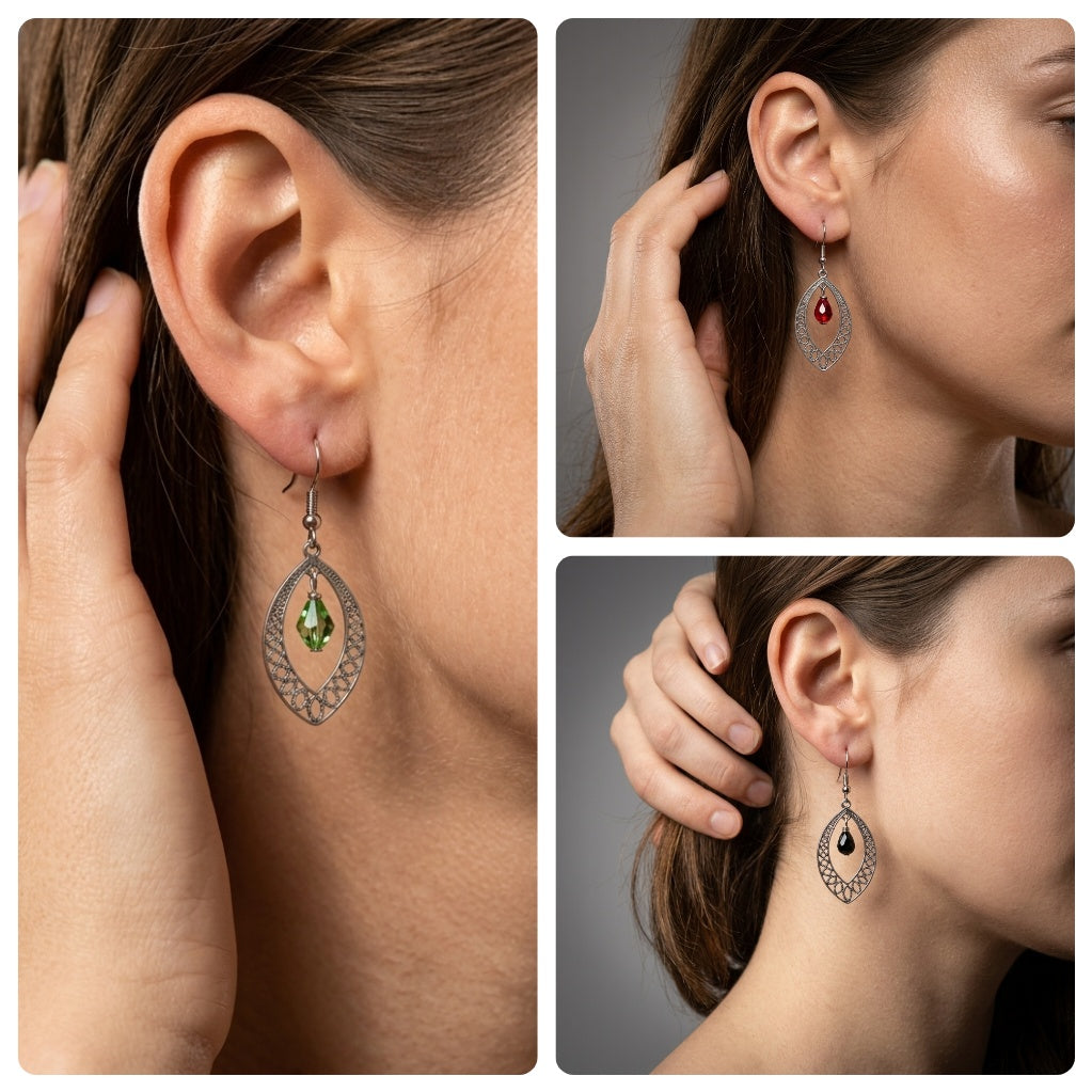 Crystal teardrop Earrings