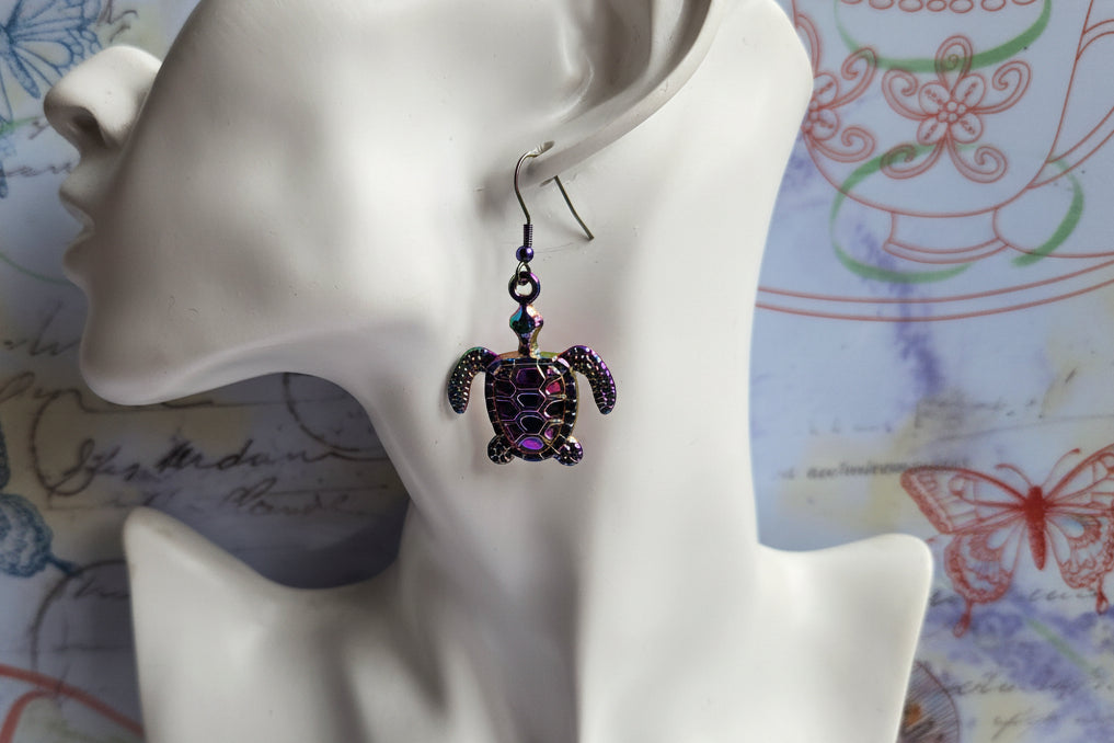 Turtle earrings