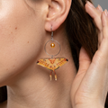 Moth earrings
