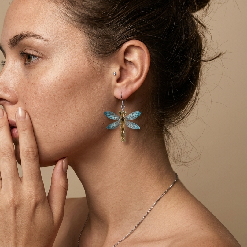 Dragonfly earrings