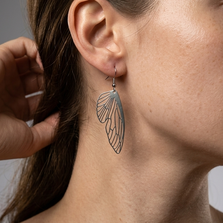 Butterfly wing earrings