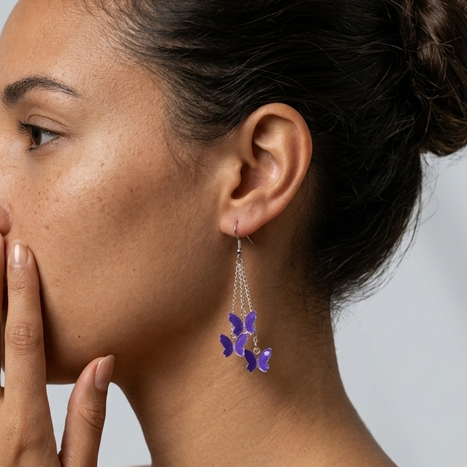 Butterfly earrings