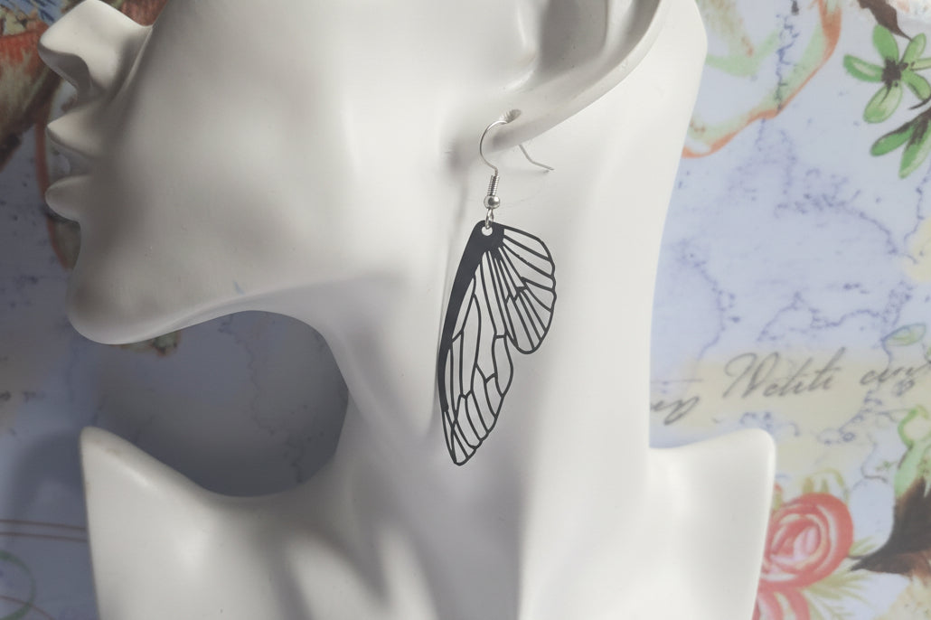 Butterfly wing earrings
