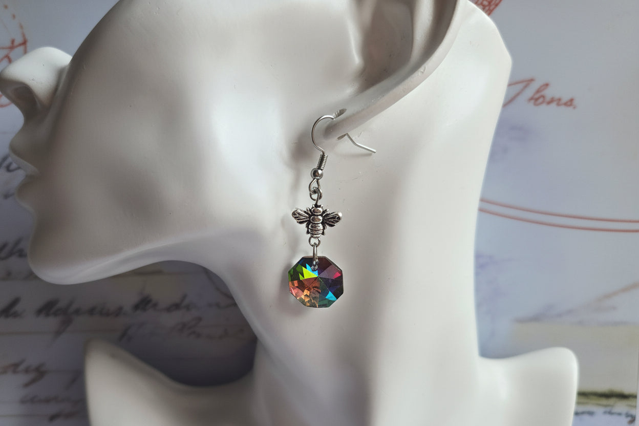 Crystal bumblebee Earrings