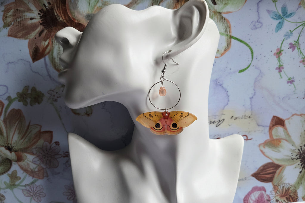 Moth earrings