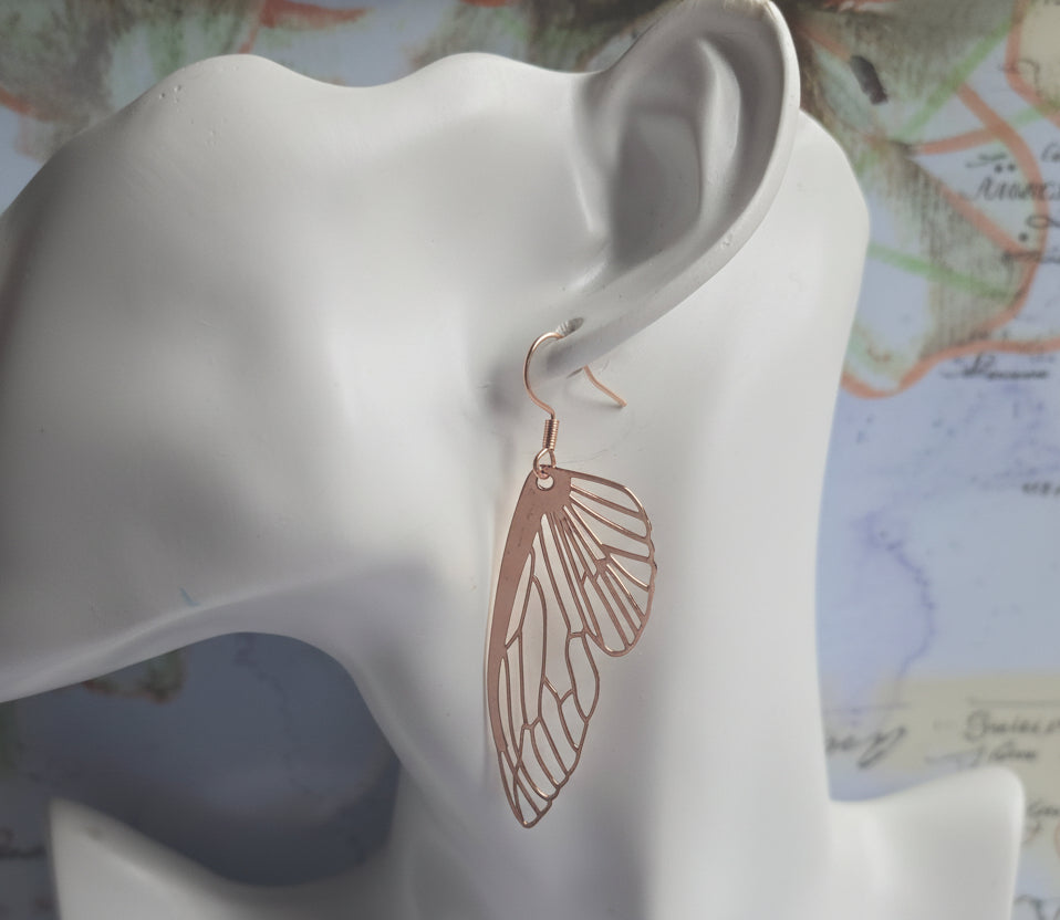 Butterfly wing earrings