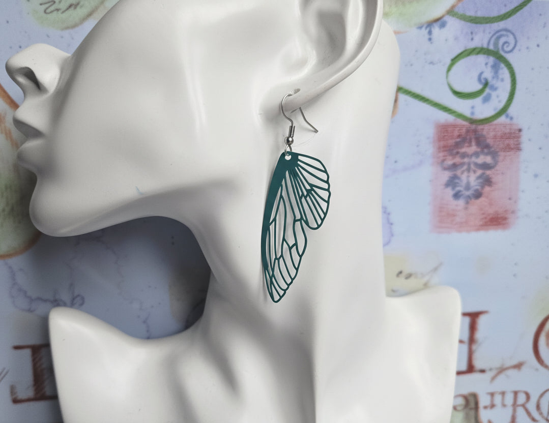 Butterfly wing earrings