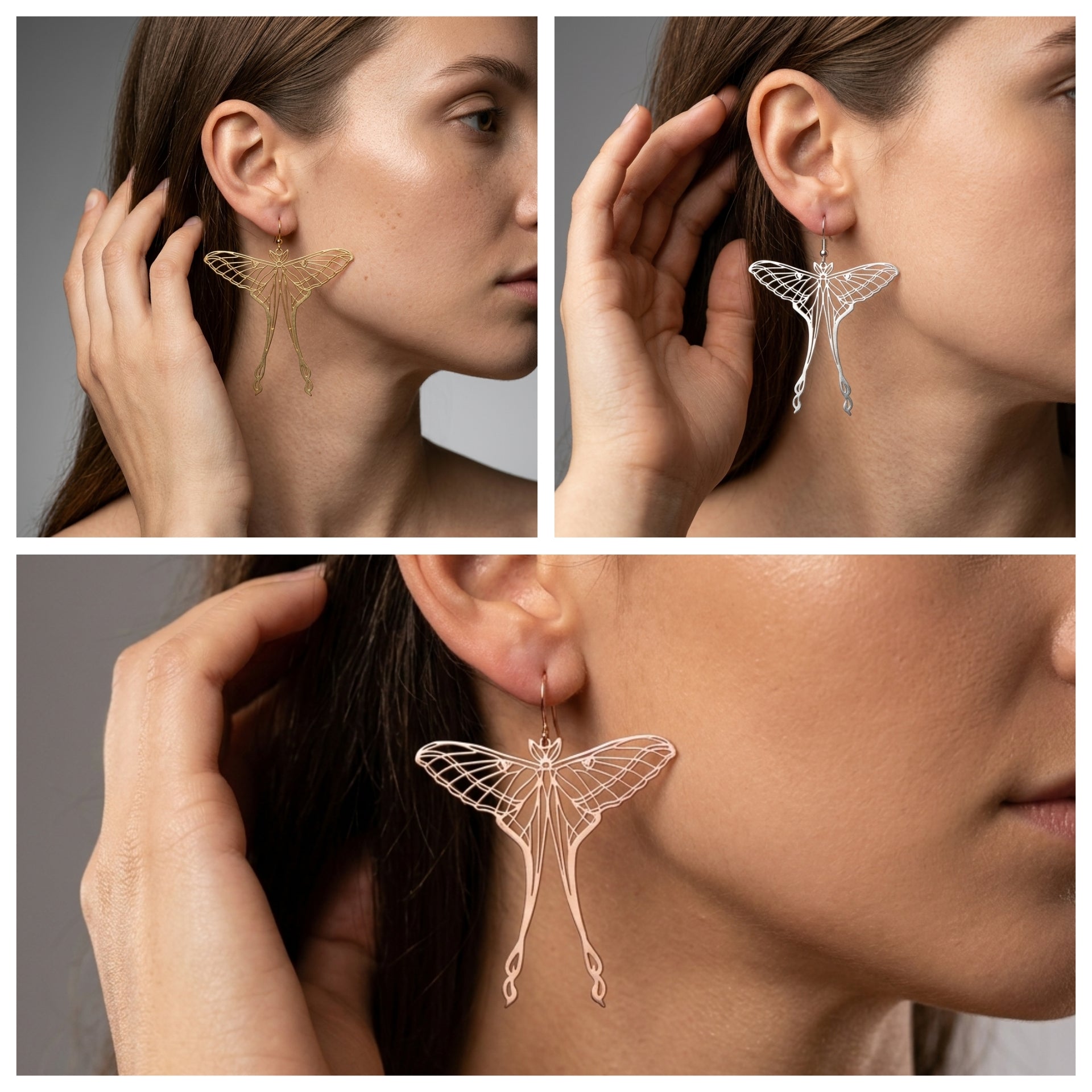 Luna Moth Earrings