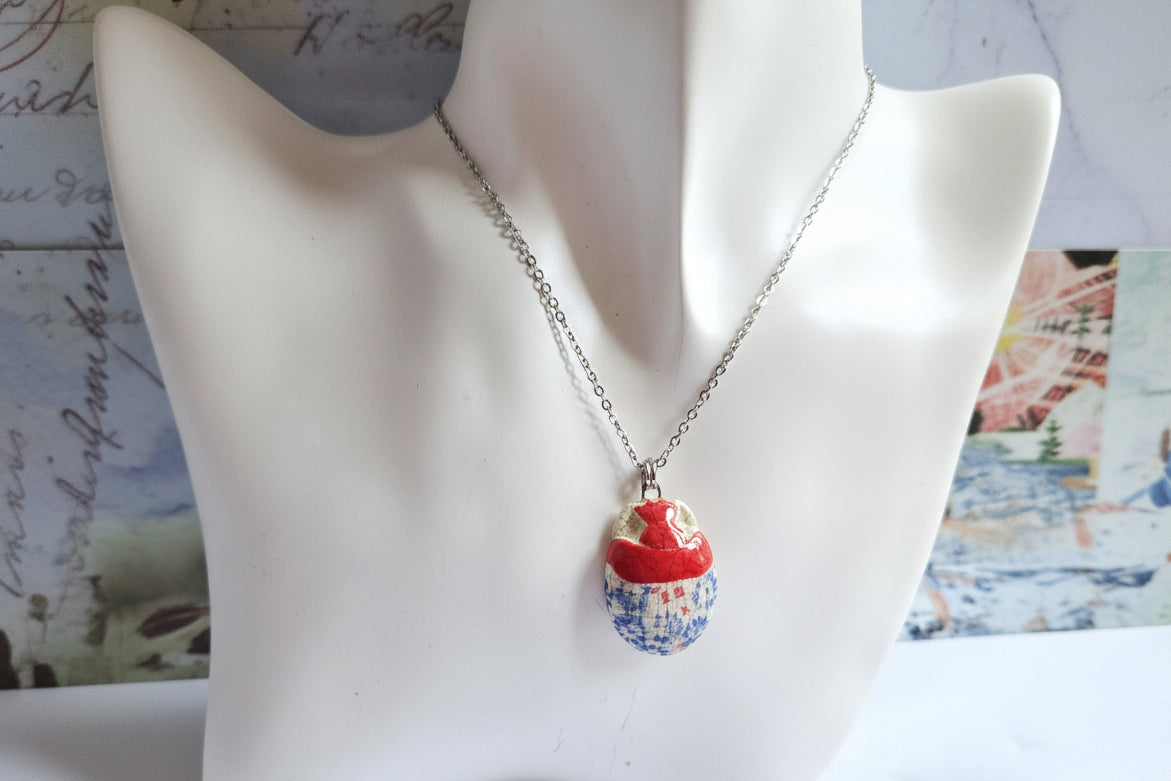 Beetle necklace