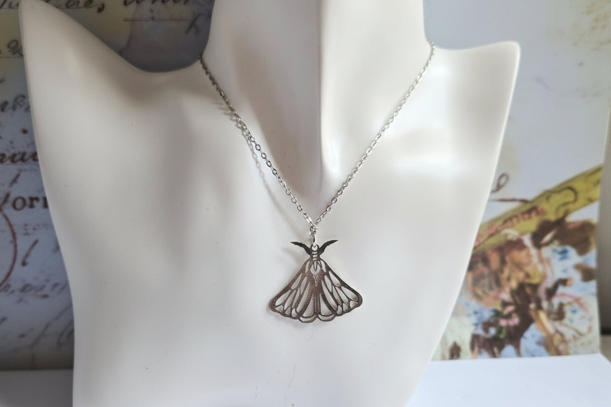 Moth necklace