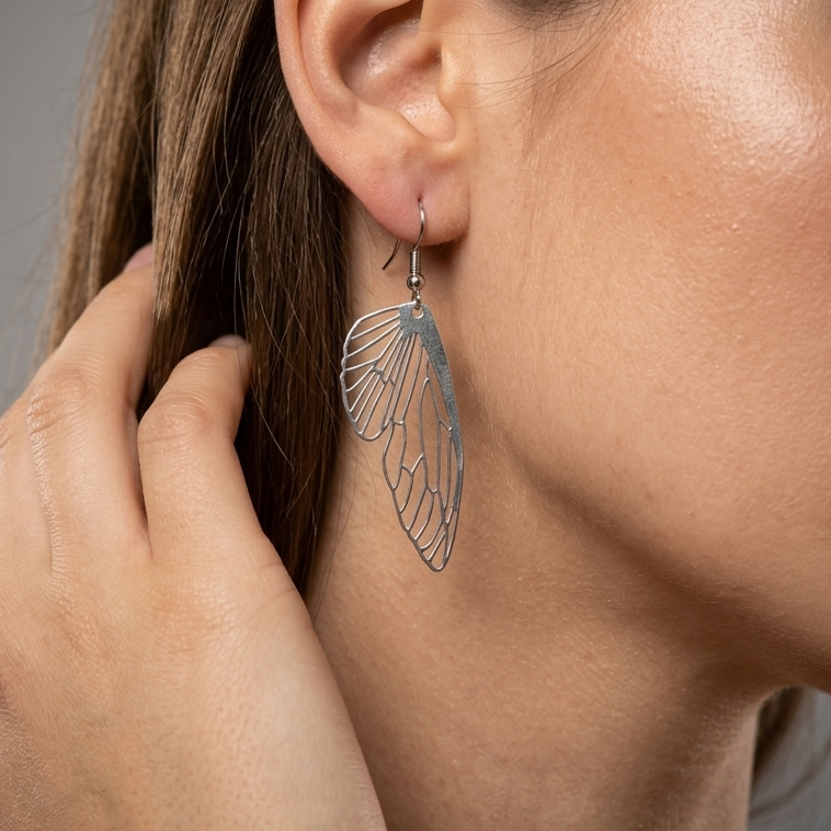 Butterfly wing earrings