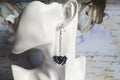 Beaded Spider Earrings