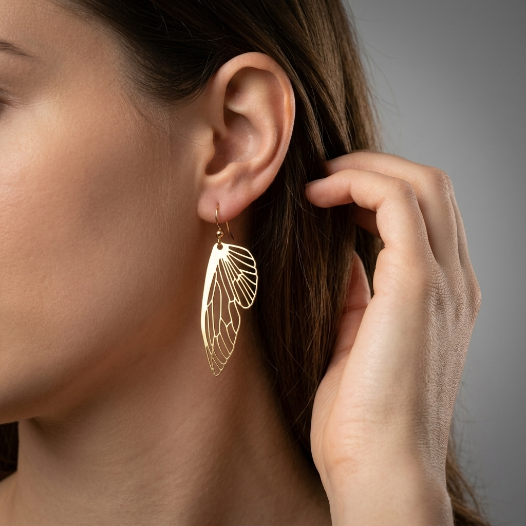 Butterfly wing earrings