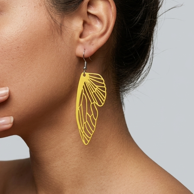Butterfly wing earrings