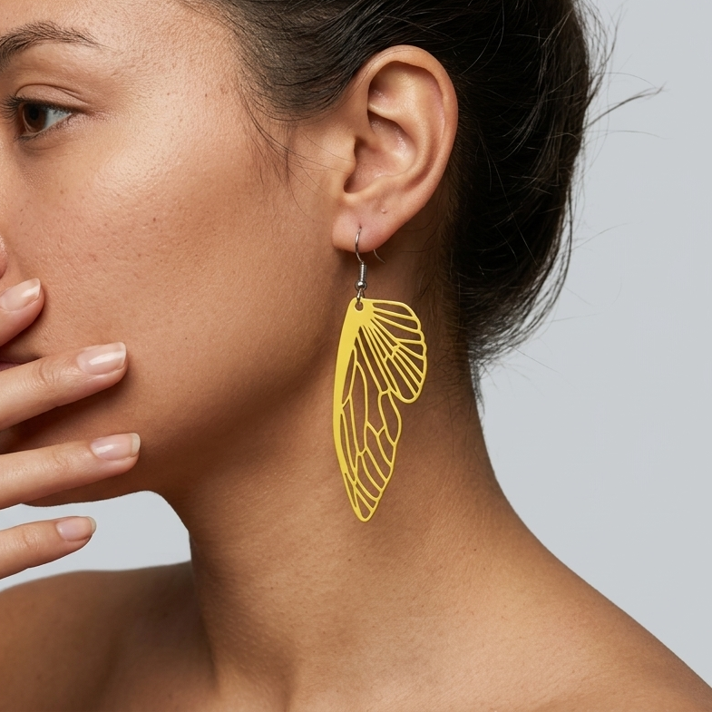 Butterfly wing earrings
