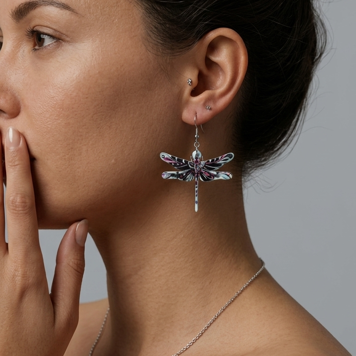 Dragonfly earrings