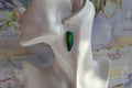 Beetle wing earrings
