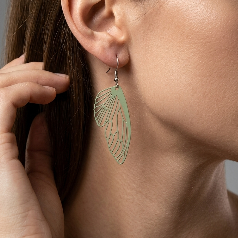 Butterfly wing earrings