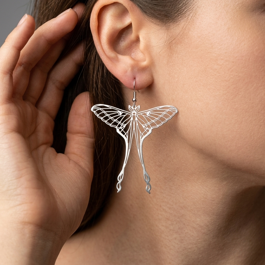 Luna Moth Earrings